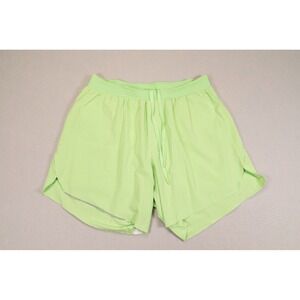 Lululemon Pace Breaker Shorts Men's Small Neon Green Running Training Lined